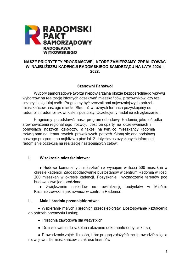 Program wyborczy 16.03.24 1